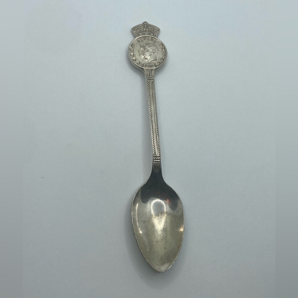 1939 Canada Royal Visit Silverplate Rogers George VI Queen Elizabeth Souvenir